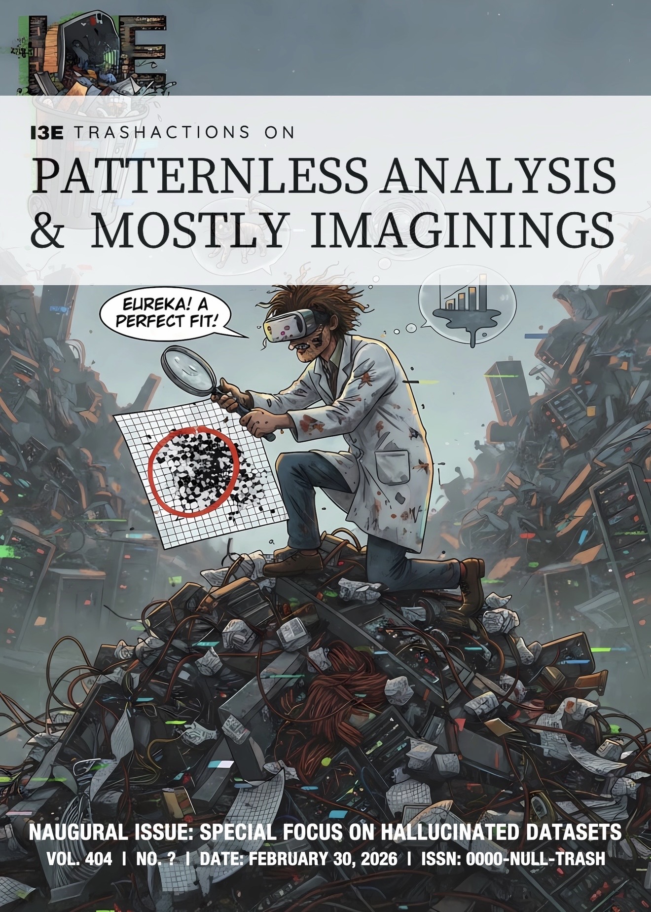 I3E Trashactions on Patternless Analysis and Mostly Imaginings