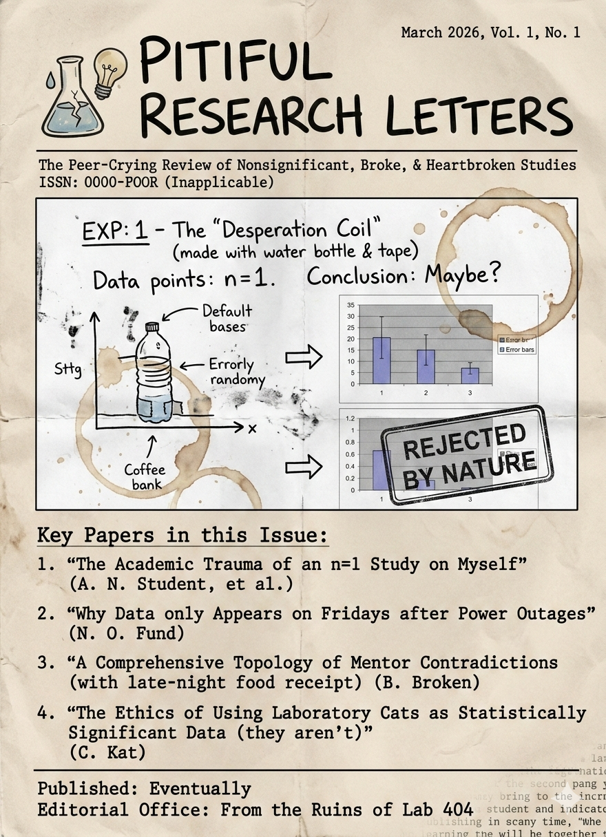 Pitiful Research Letters