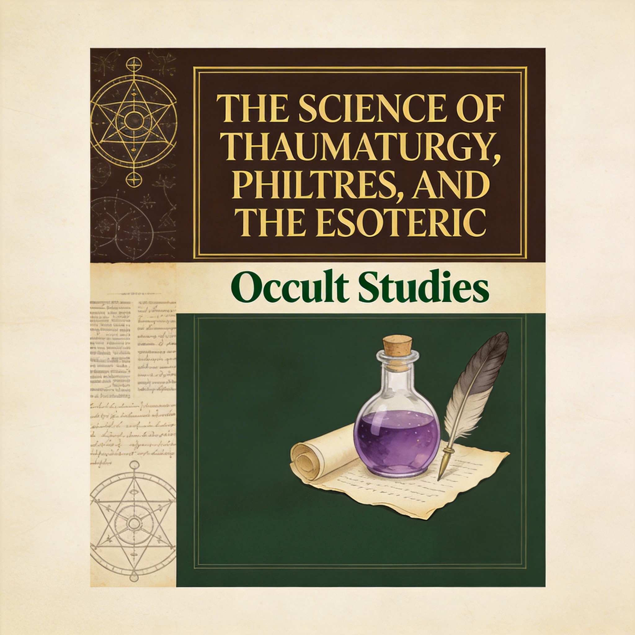 The Science of Thaumaturgy, Philtres, and the Esoteric（神秘学研究：奇术、灵药与秘传）
